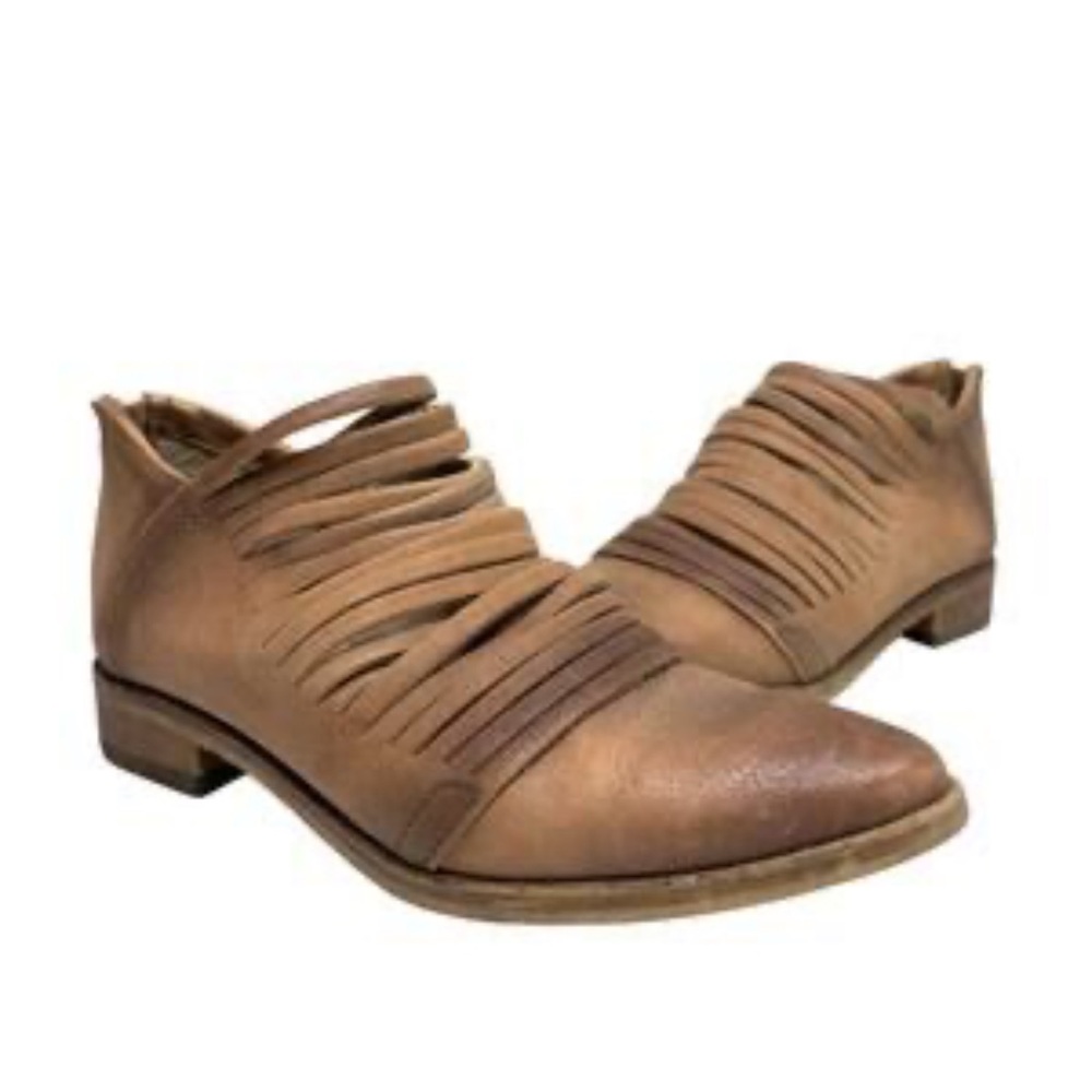 Free people‎ Brown Strappy Ankle Boots